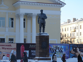 Памятник П.Ф. Виноградову. Фото 05.03.2012