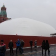 Мавзолей В.И. Ленина на реконструкции. Фото 29.12.2012