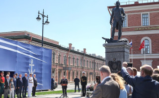 Санкт-Петербург. Открытие памятника адмиралу Ушакову